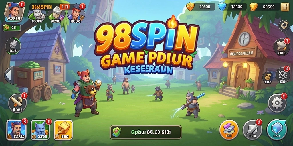 Tampilan gameplay 98SPIN yang menarik dan adiktif.