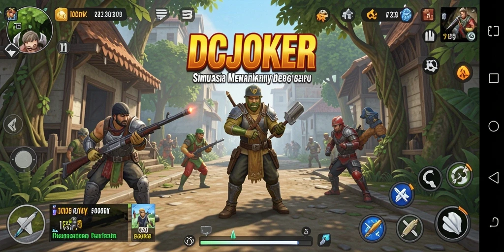 Tampilan utama IDCJOKER menampilkan gameplay interaktif dan menarik.