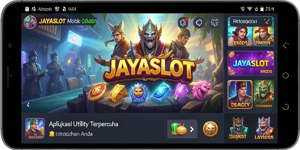 Screenshot JAYASLOT menunjukkan tampilan aplikasi yang ramah pengguna.