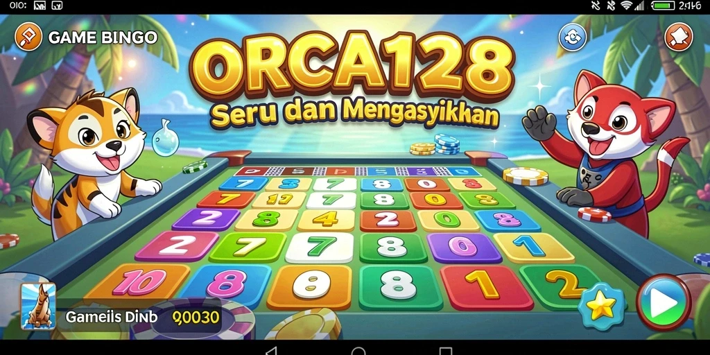 Tangkapan layar gameplay Bingo di ORCA128 yang seru.