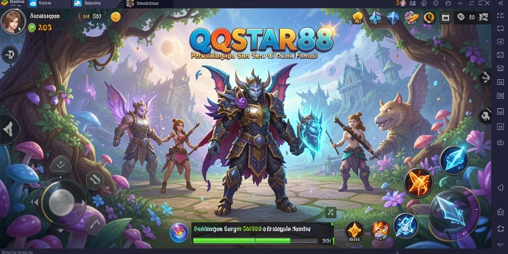 Tampilan gameplay QQSTAR88 yang seru dan menegangkan.