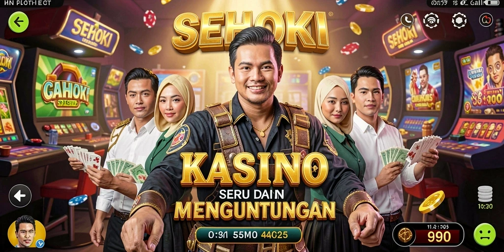 Tampilan gameplay Kasino yang menakjubkan dan interaktif.