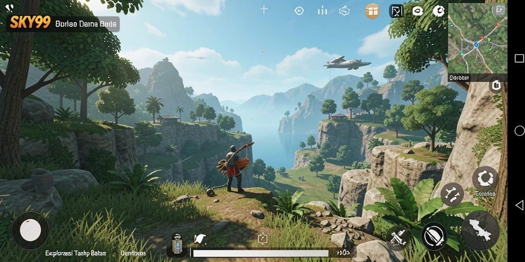 Gameplay menarik di dunia terbuka SKY99 yang penuh petualangan.