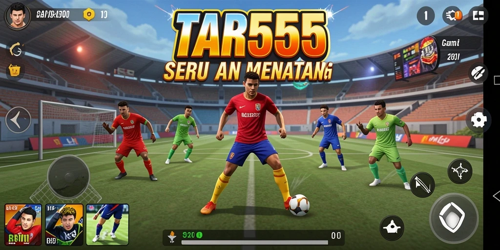 TAR555 menunjukkan aksi seru dalam pertandingan olahraga.