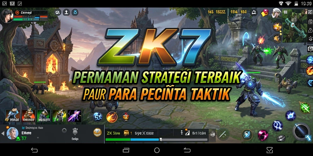 Tampilan menarik dari gameplay ZK7 dengan berbagai elemen strategi.